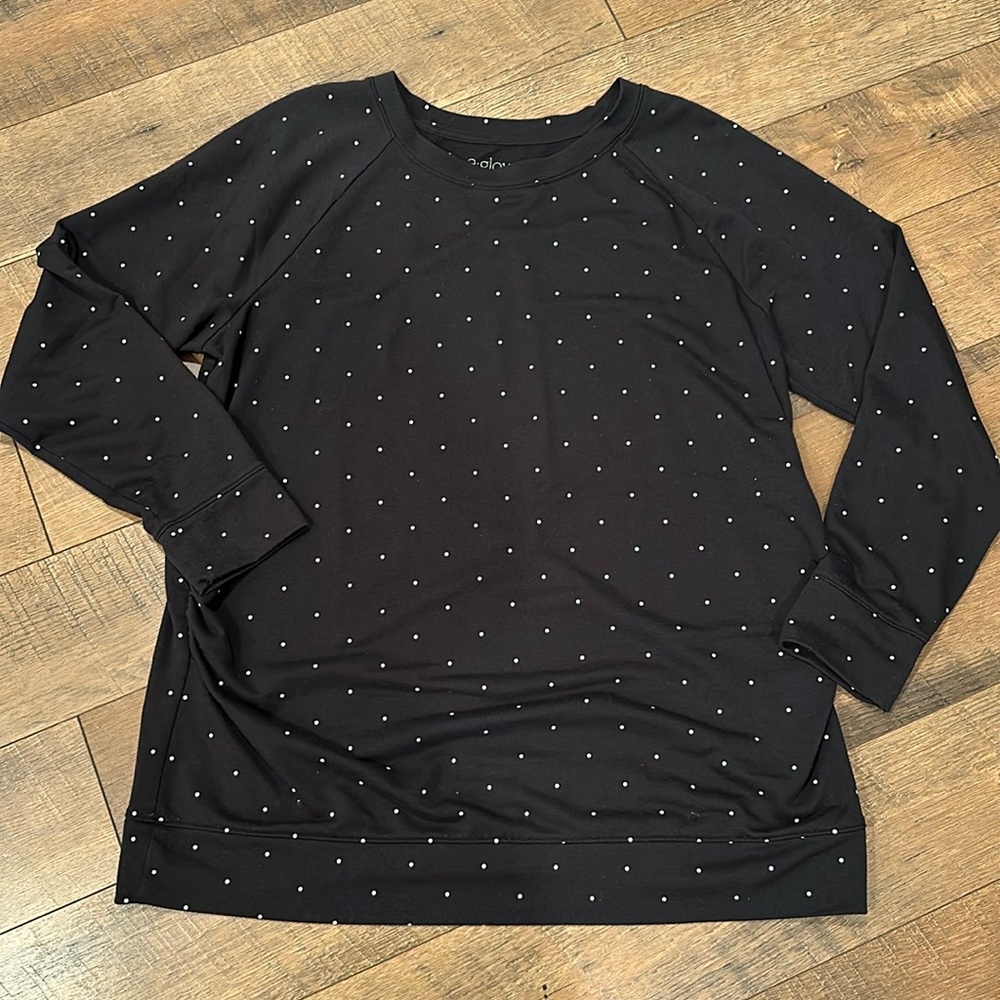 Polka Dot Maternity Shirt